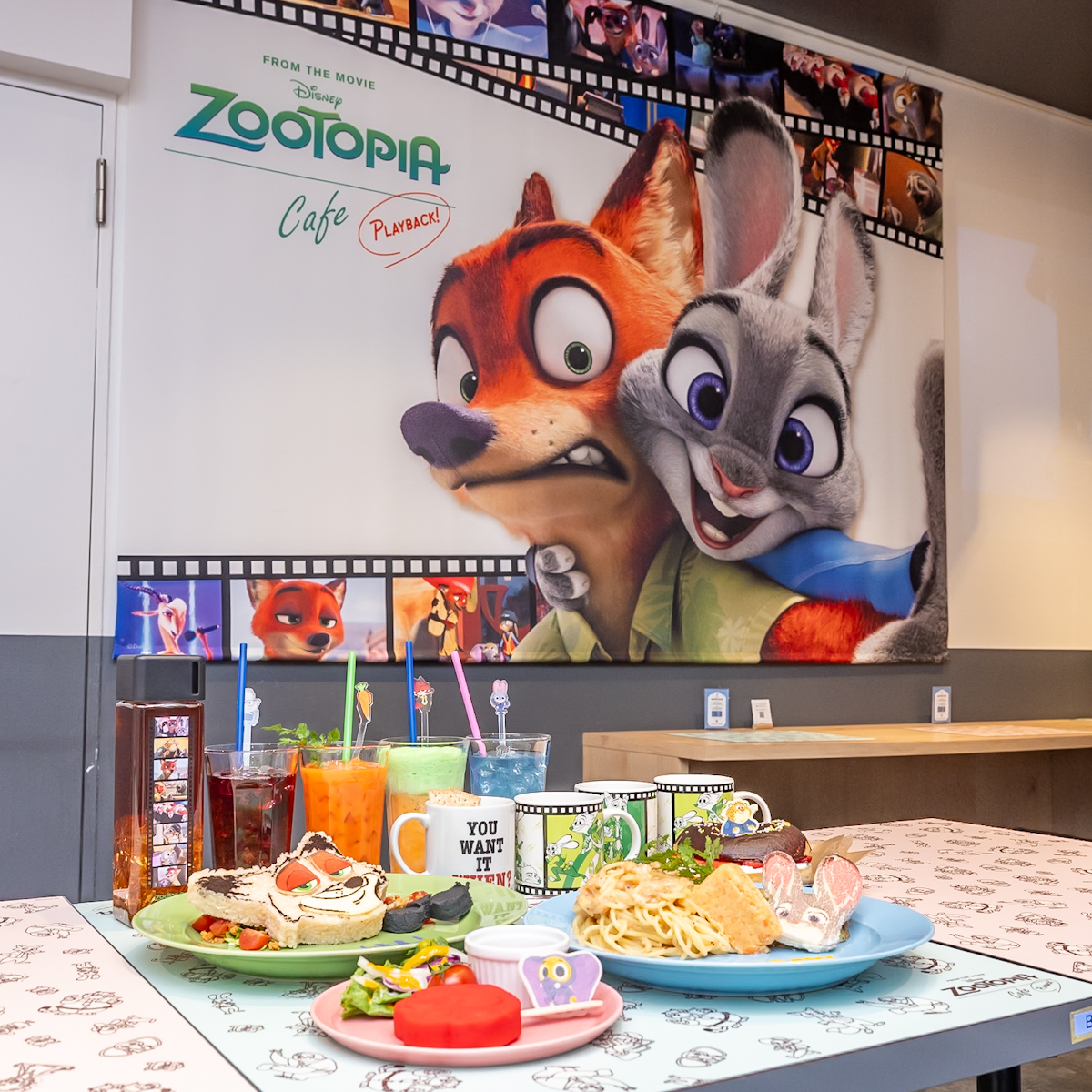 ズートピア カフェ キャラクターグッズ 7点セット（ニック） ニックを