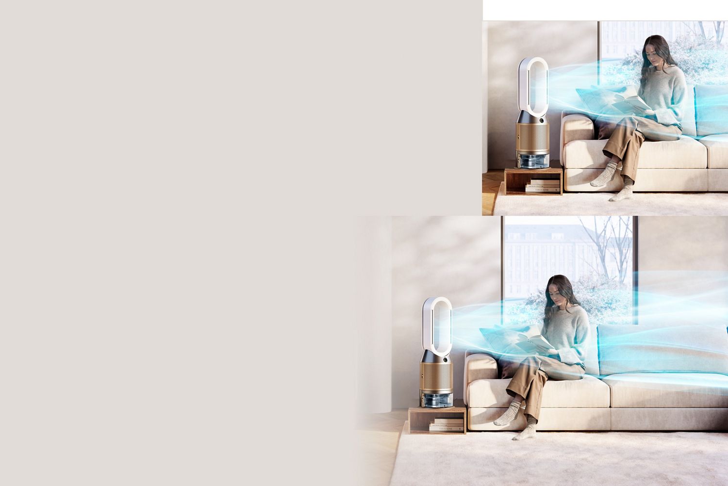 Purifier Humidify+Cool Formaldehyde PH04 (White/Gold) | Dyson Canada