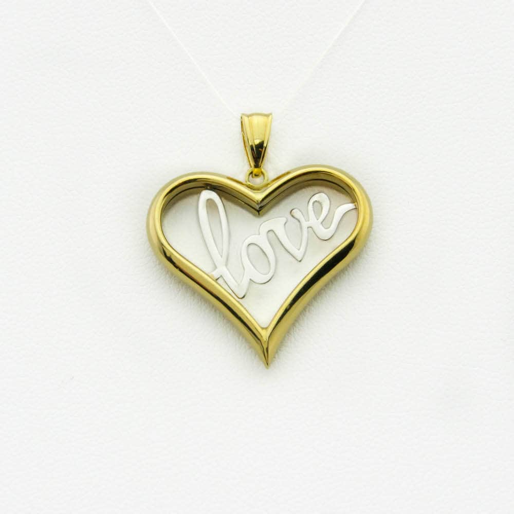 ペンダントトップk18オープンハート – イーコムしま屋