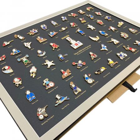 ENEOS オリジナル額装ピンバッジセット 東京2020オリンピック エネゴリ