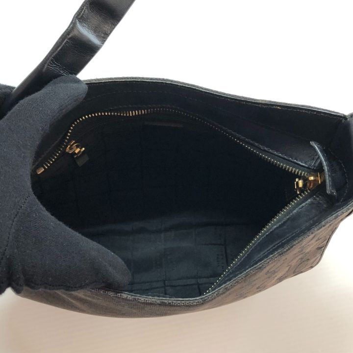 CELINE セリーヌ マカダム ワンショルダーバッグ MC99/1 ブラック