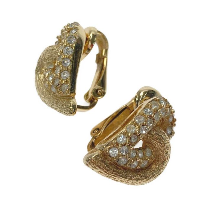 Christian Dior カニモチーフブローチGP ラインストーン