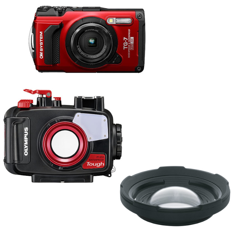 mic21ダイビングショップ[ OM SYSTEM ] Tough TG-7 + ワイドアングル