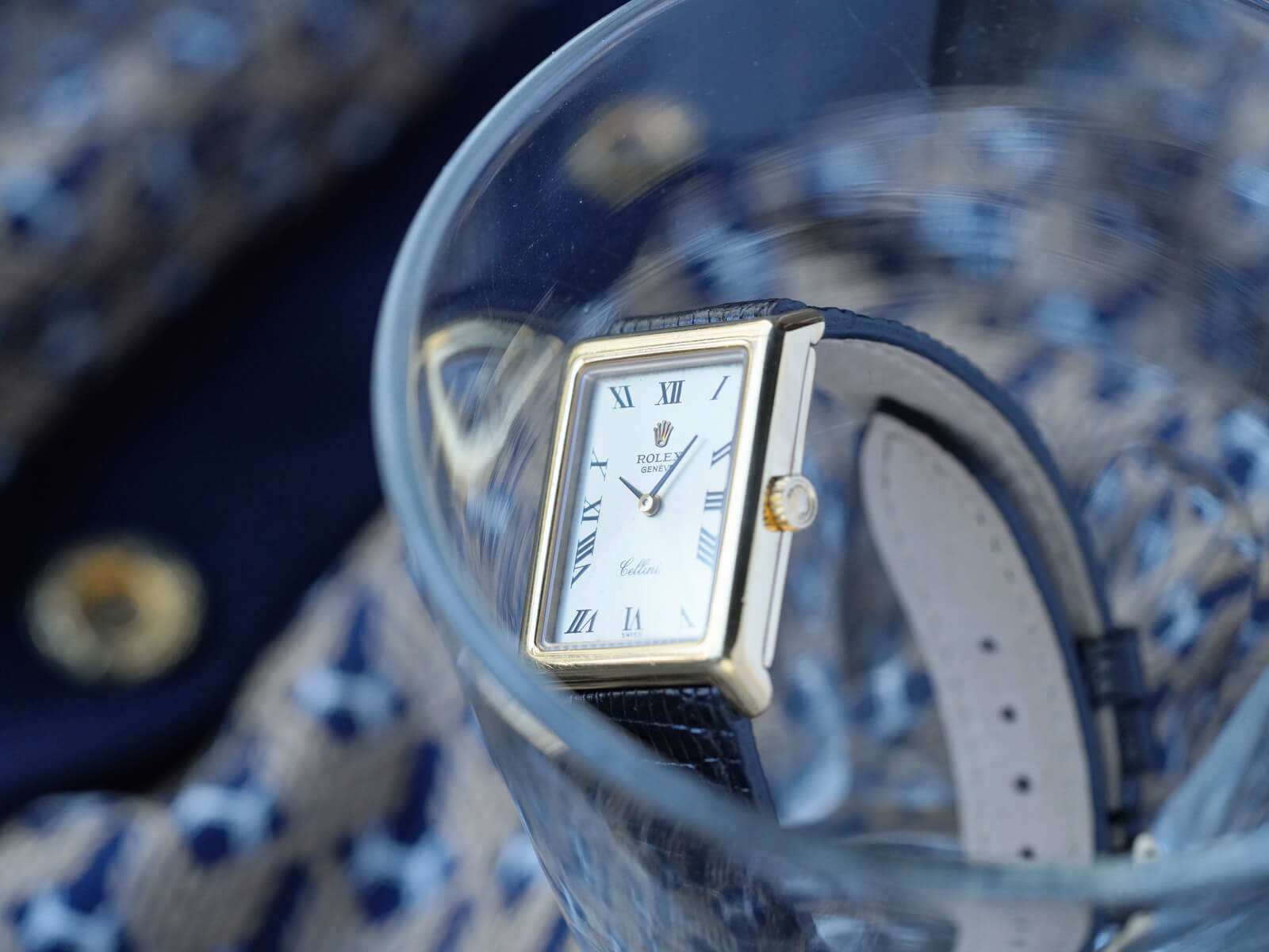 ロレックス/チェリーニ/レクタンギュラーケース/シルバーローマン