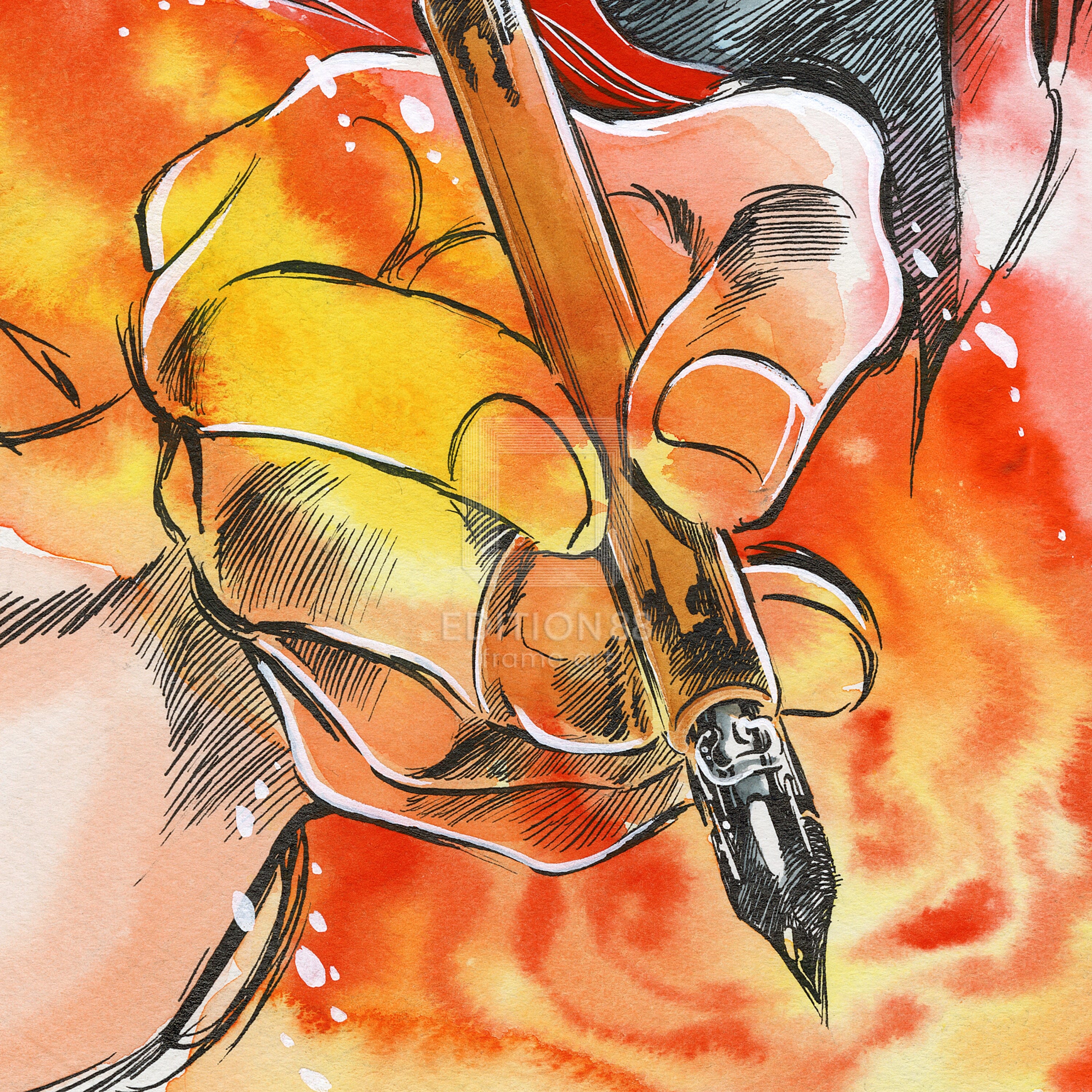 燃えよペン」88グラフ1 /島本和彦（直筆サイン入り / 国内版限定100枚）