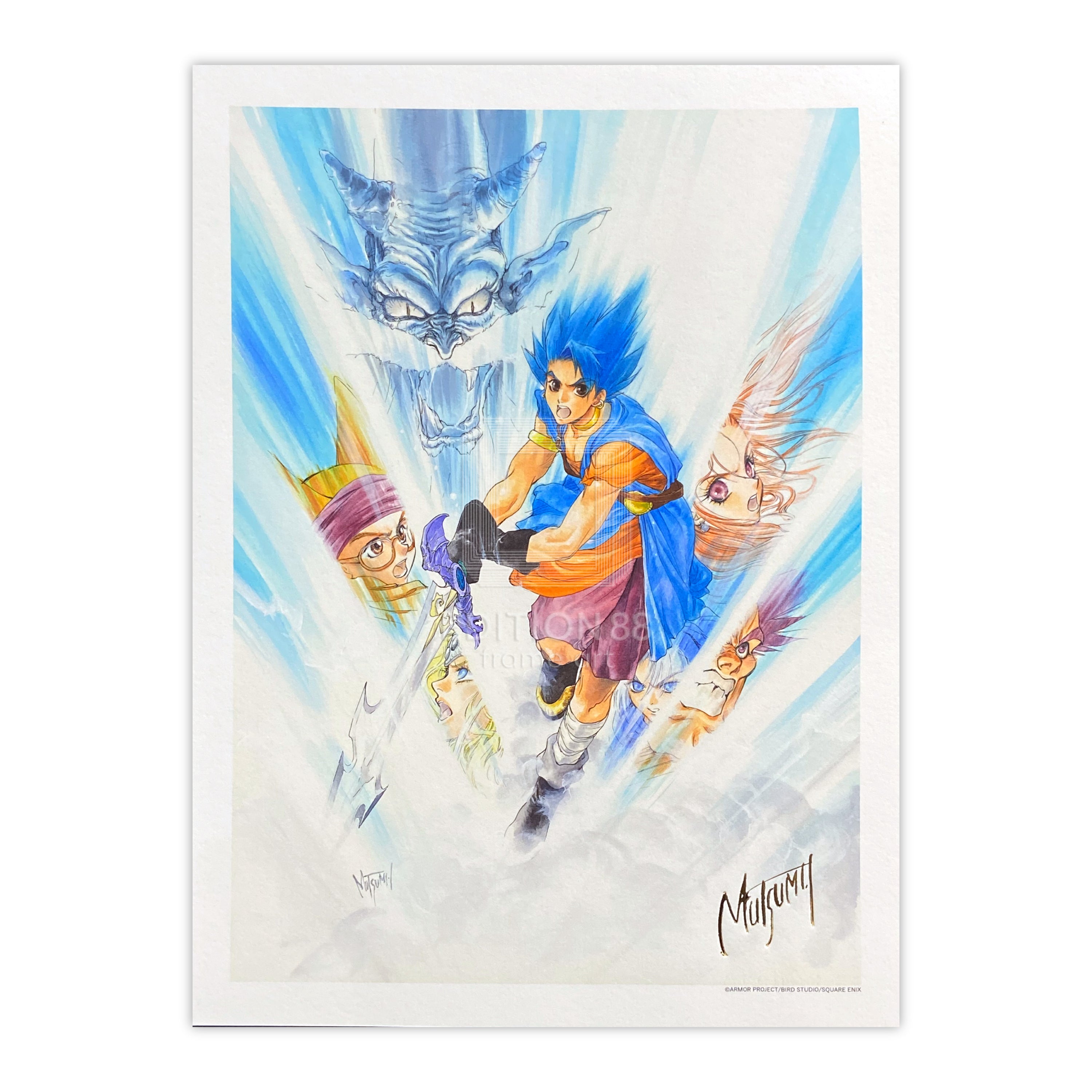 小説ドラゴンクエストⅥ」88グラフ/いのまたむつみ（箔押しサイン入り）