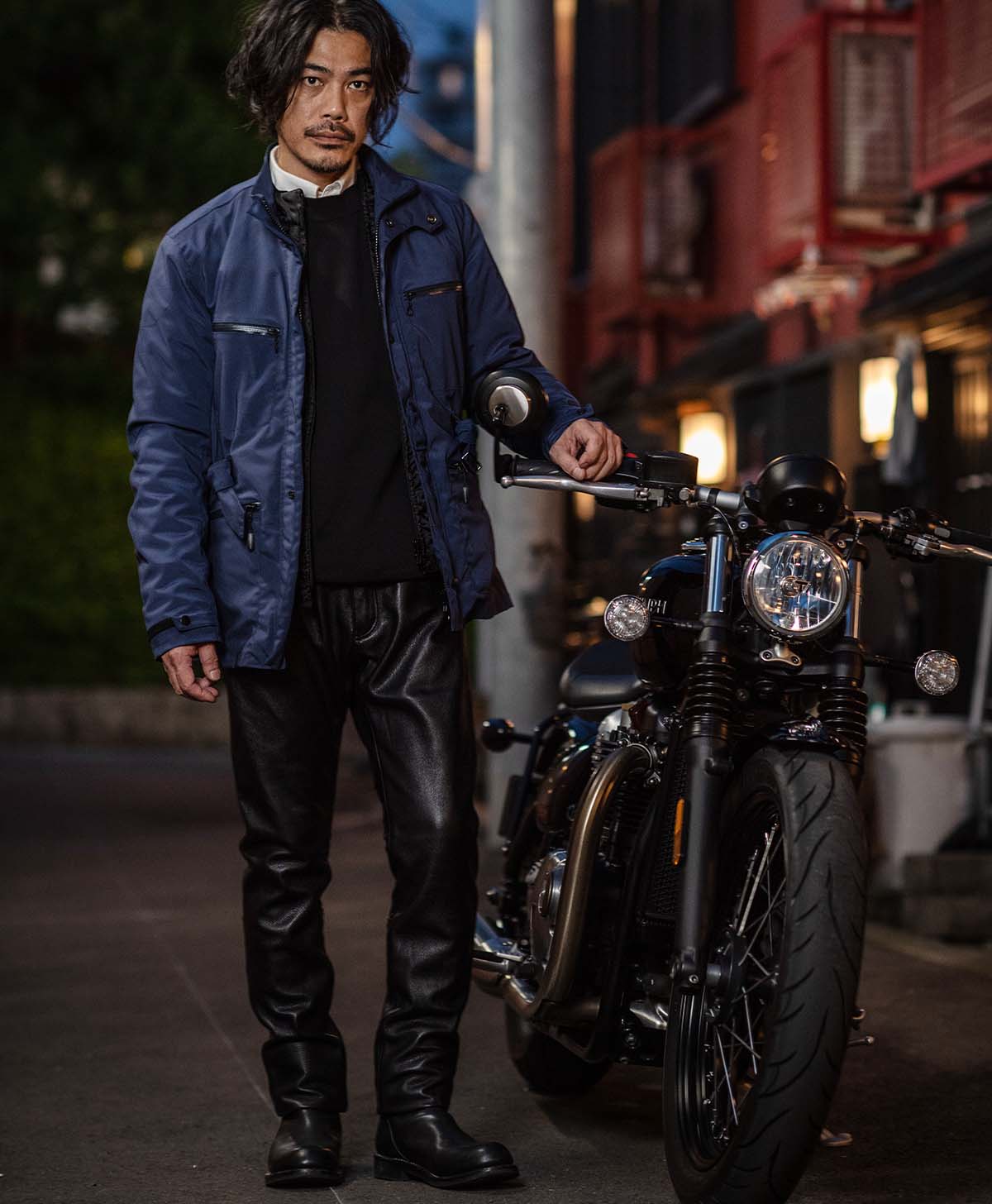 革パンツ スリム レザーパンツ｜カドヤ公式オンラインショップ