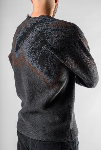 Label Under Construction Mushroom Spores Knitted Cashmere Sweater