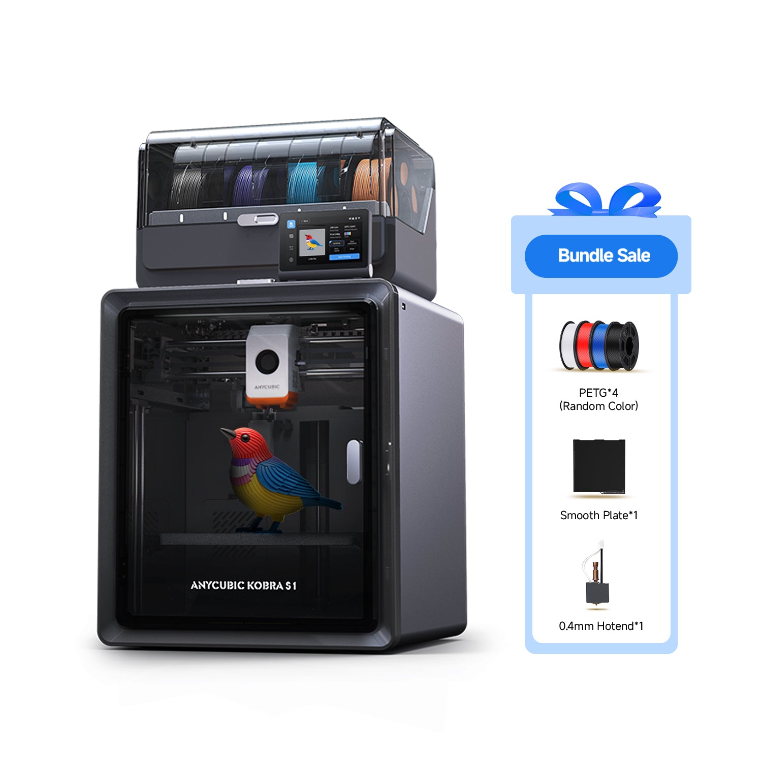 Kobra S1 Combo - High-Speed 4-Color 3D Printer for Fast Creation