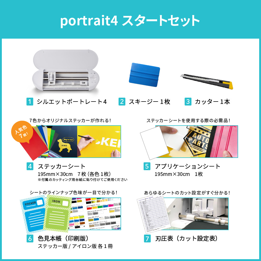 シルエットポートレート4 (silhouette portrait4) スタートセット 小型
