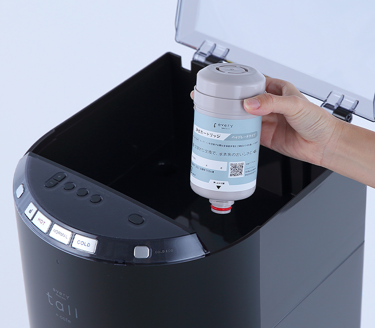 浄水】コーヒー機能付きウォーターサーバーevery frecious tall+cafe