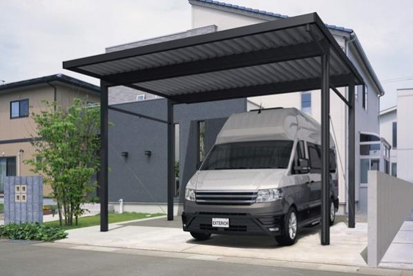 三協アルミ カーポート G1-R 基本タイプ 1台用 (耐風圧・耐積雪仕様