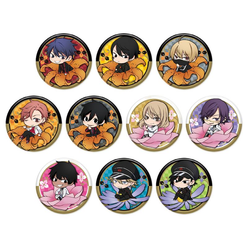 桃源暗鬼トレーディング缶バッジ コミケ c100 花魁坂京夜 10個セット