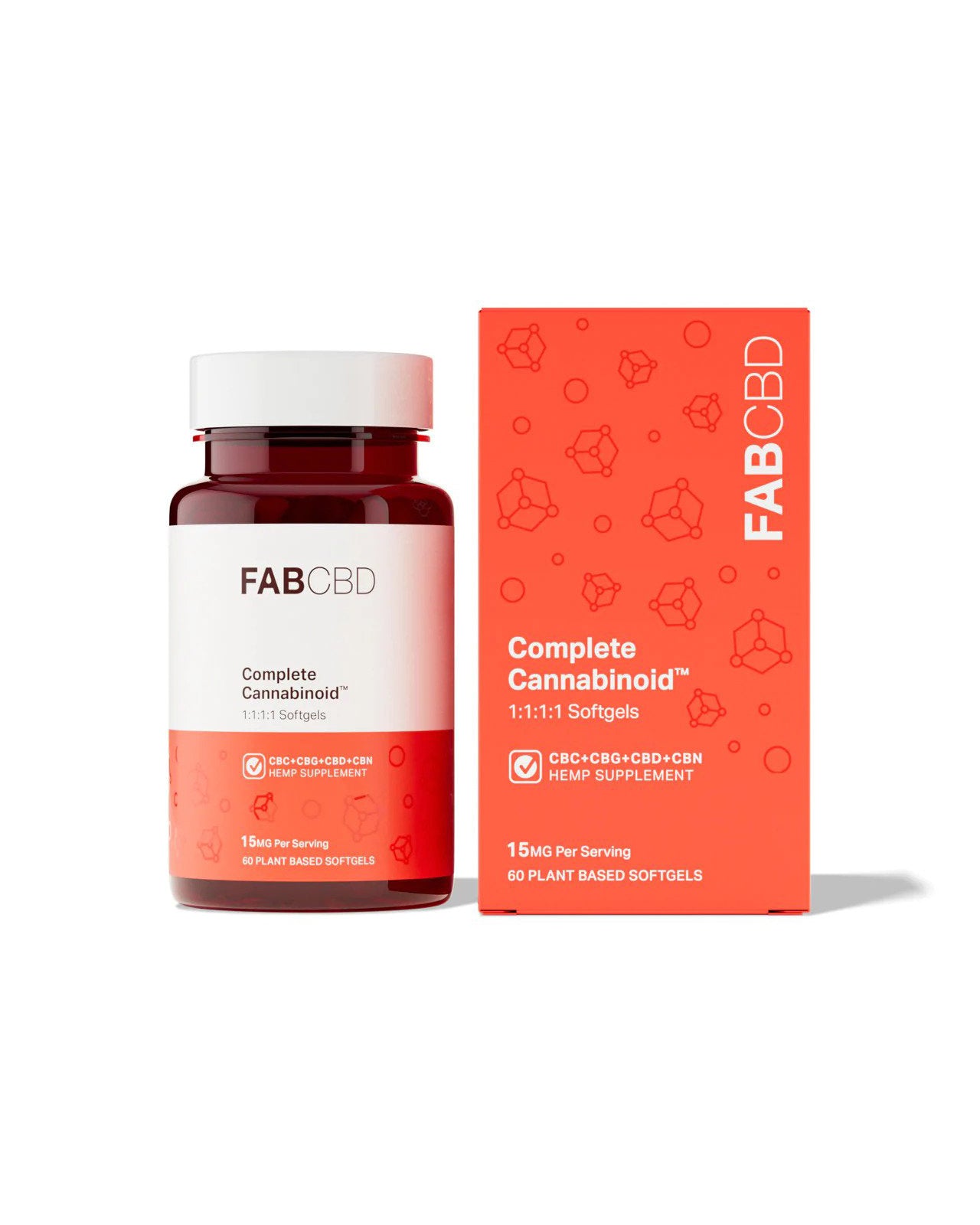 CBD Softgels | Complete Cannabinoid Blend - FABCBD