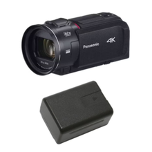 レンタル] ソニー 4Kビデオカメラ FDR-AX45A ブラウン + 大容量予備