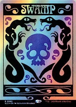 Foil】(890)□ボーダーレス□《沼/Swamp》[SLD] 土地 | 日本最大級 MTG