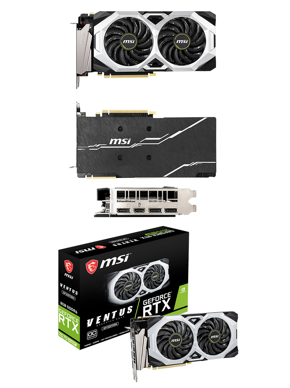Buy MSI GeForce RTX 2070 Super Ventus GP OC 8GB [RTX-2070-SUPER