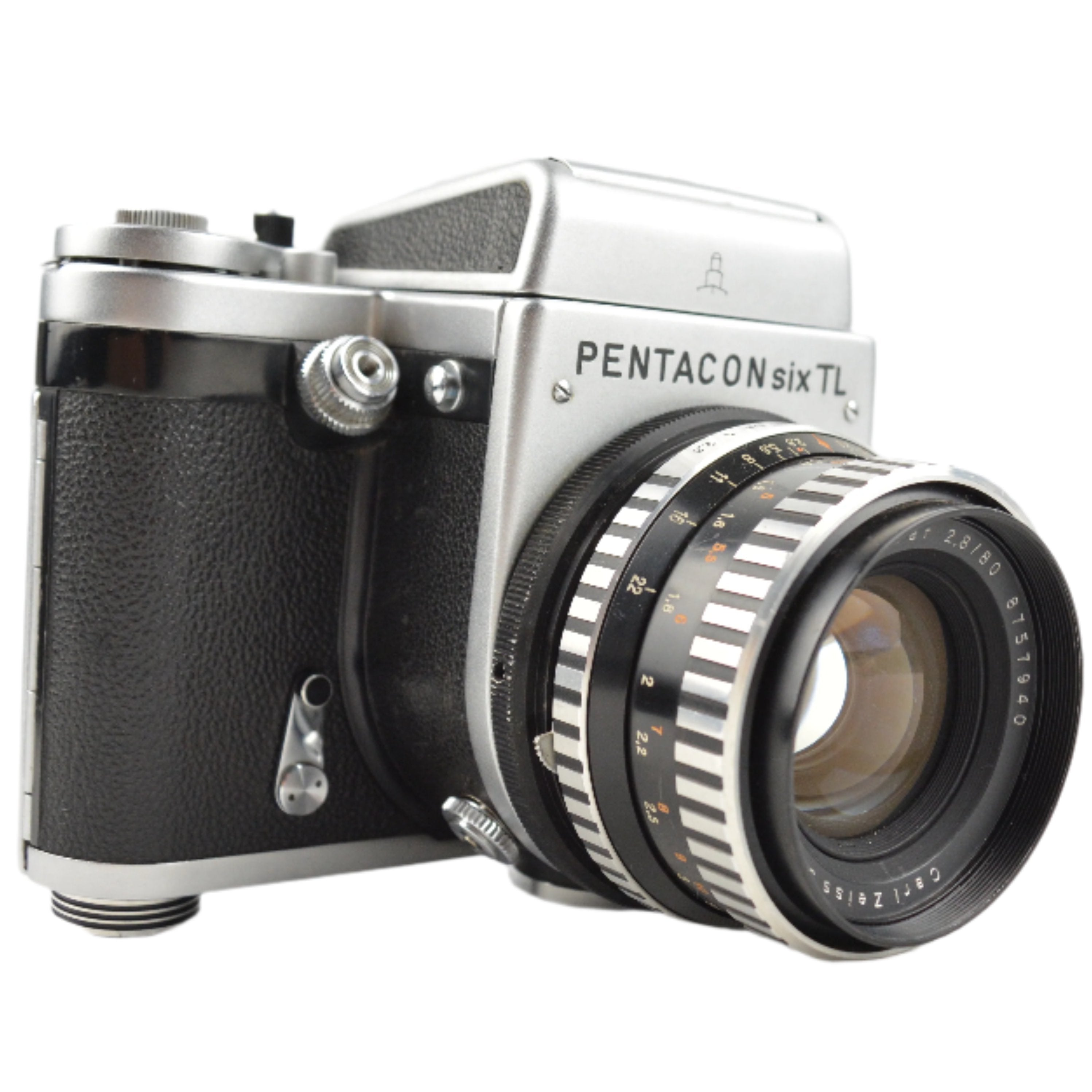 Pentacon Six TL Medium Format Camera with 80mm f2.8 Prime Lens