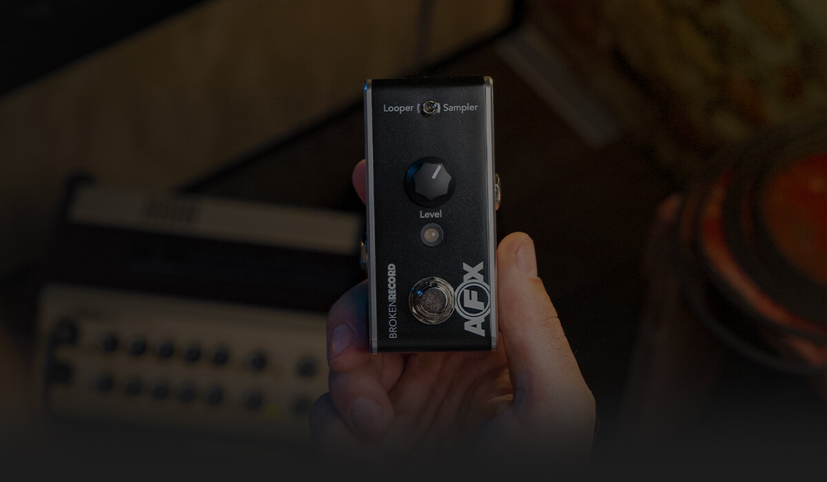 AFX Broken Record Mini Acoustic Guitar Looper Pedal