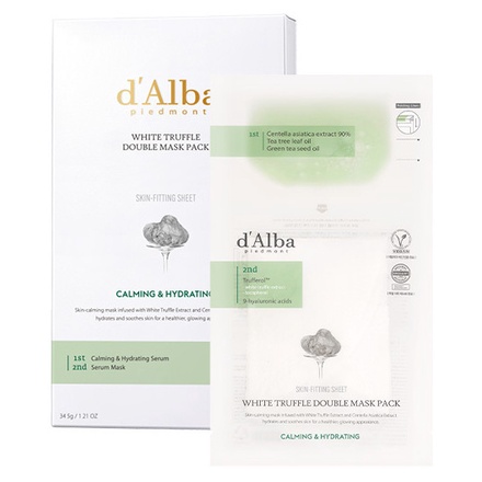 d'Alba(ダルバ) / ホワイトトリュフダブルマスクパック(鎮静/保湿)の