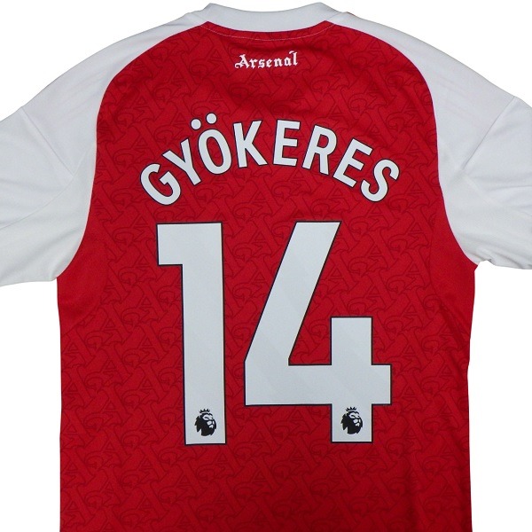 アーセナル 25/26 ヴィクトル・ギェケレシュ 公式ユニフォーム ホーム