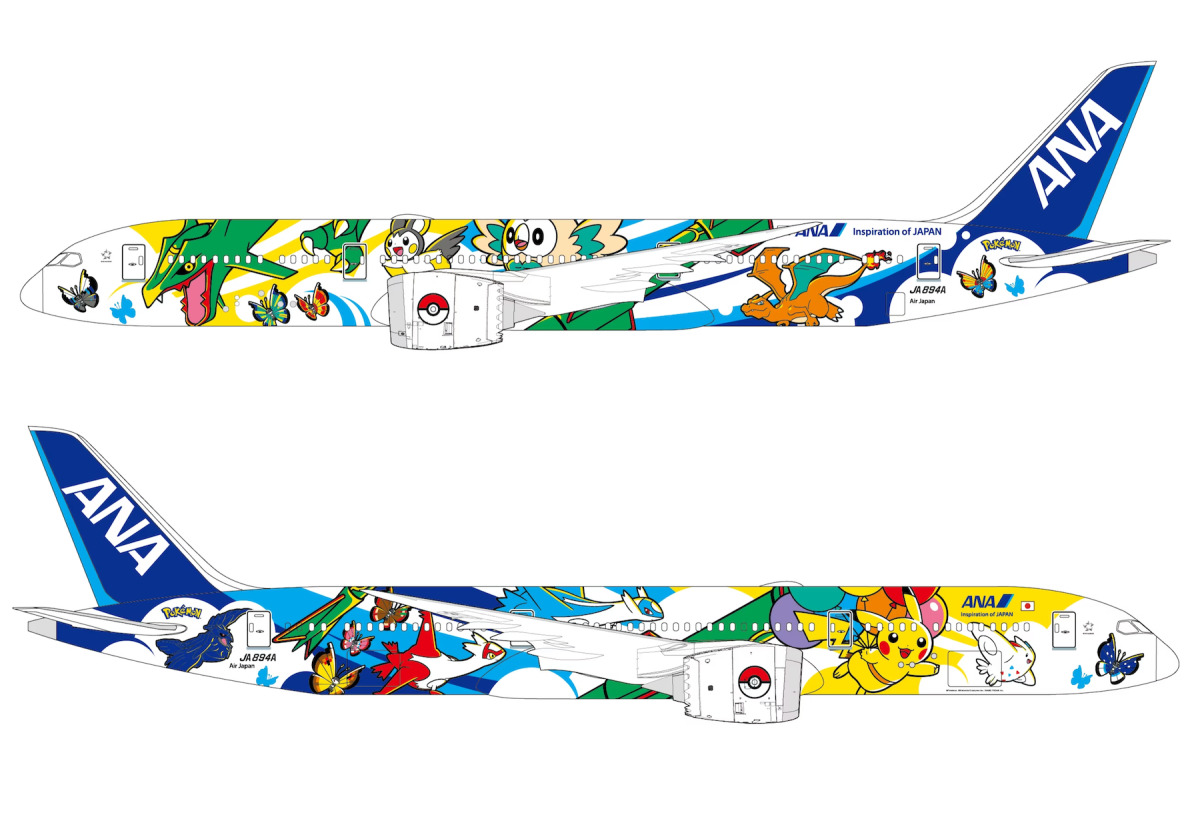 ピカチュウジェット NH” 塗装が始まる！台北で、ANAのJA894A | FlyTeam