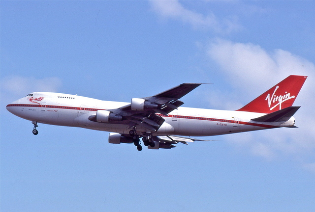 機体記号 : G-TKYO (ヴァージン・アトランティック航空) 航空機体