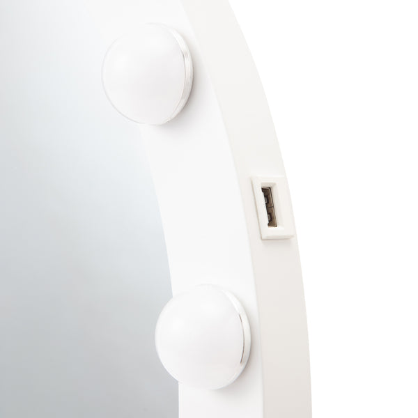 フッツェ ハリウッドミラー ラウンド 3 ホワイト | Francfranc（フラン