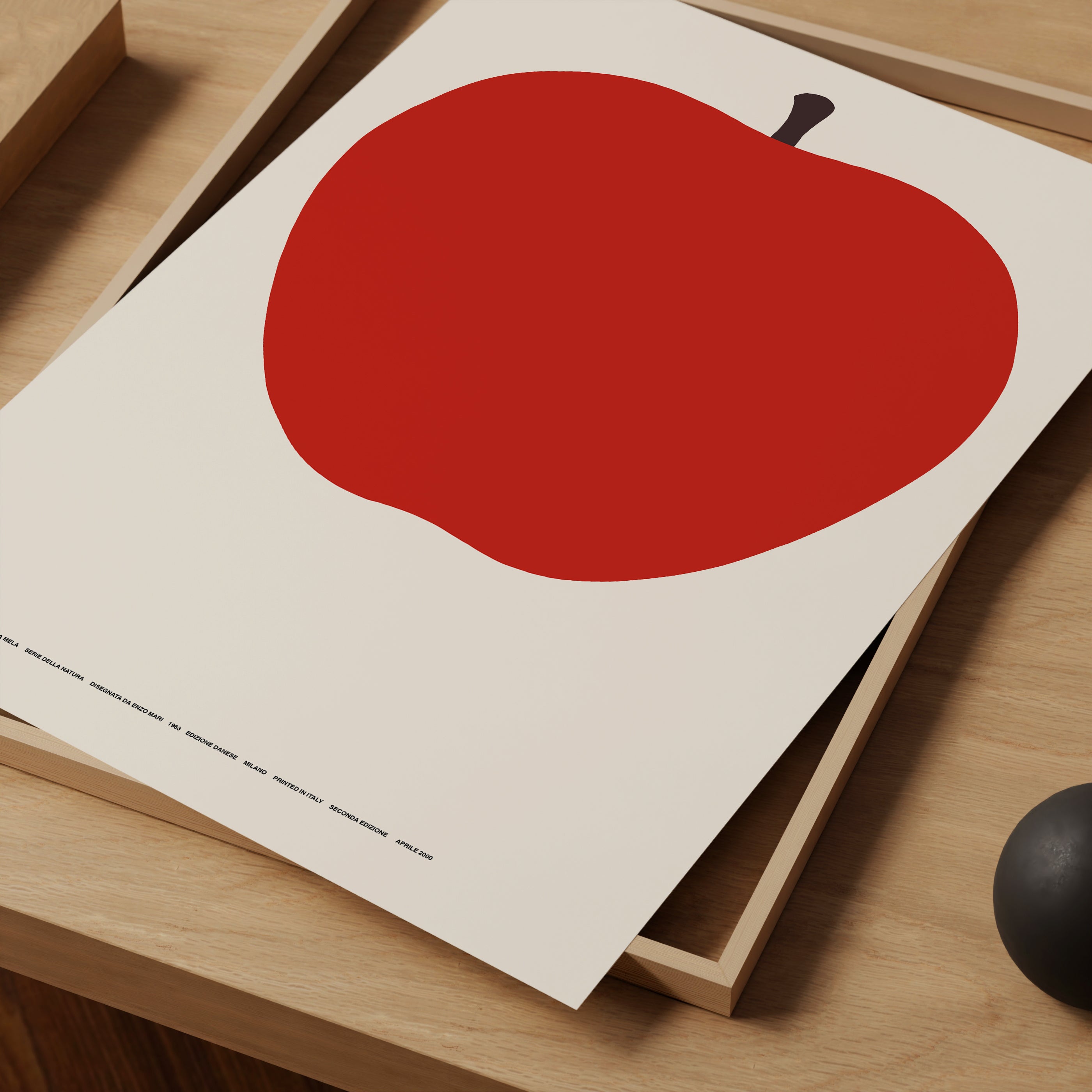 Danese Uno La Mela Red Apple - Enzo Mari – FUENTERIET