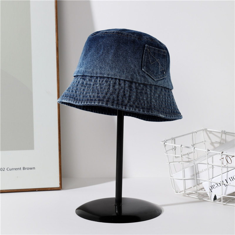 バケットハット ポケット付きデニムバケットハット デニム|バケット