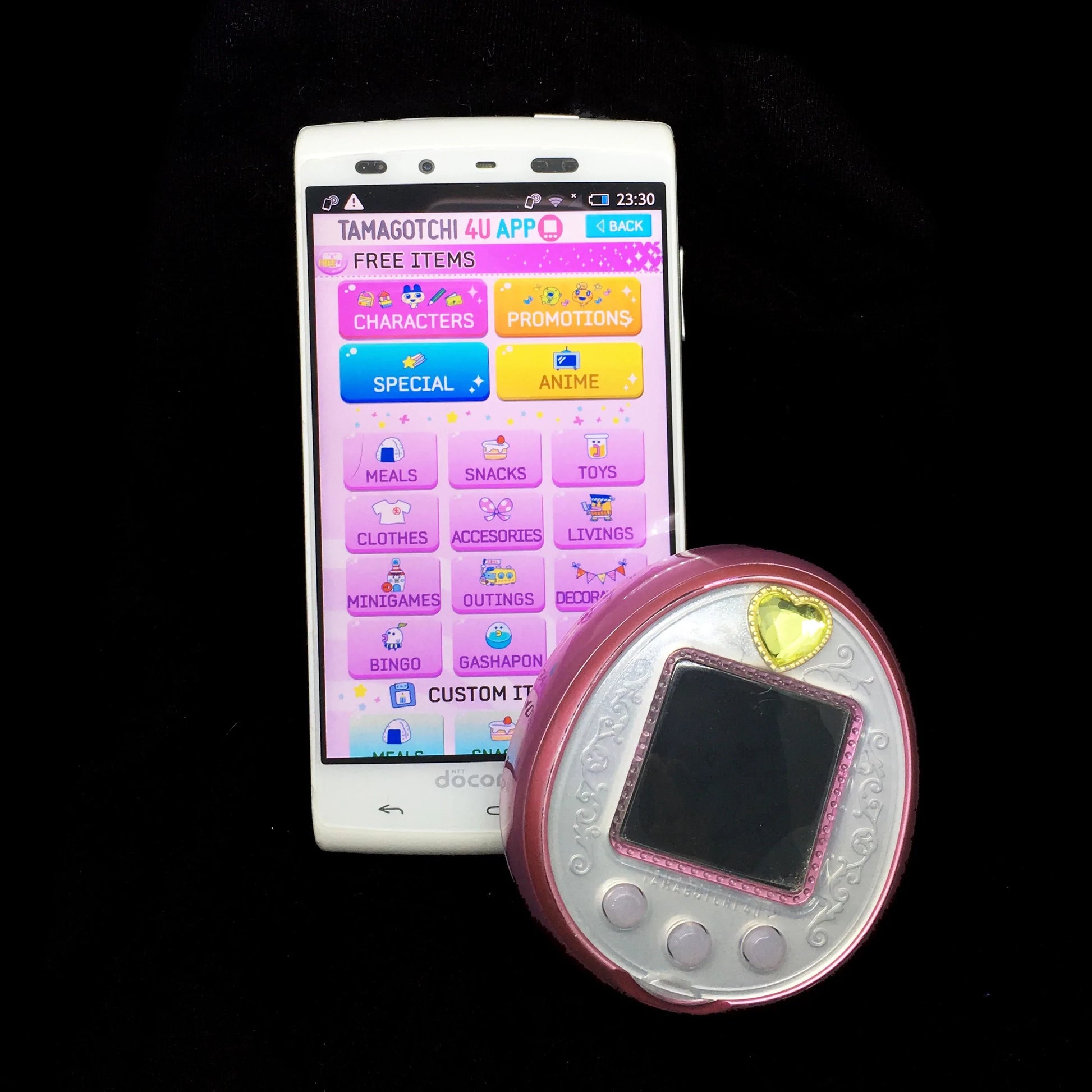 NFC＆IRDA 2-in-1たまごっち対応スマートフォン – Fuzzy N Chic