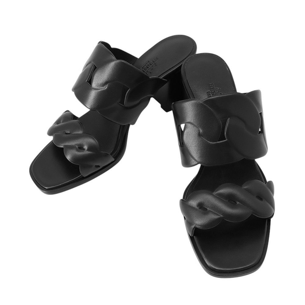 エルメス サンダル グラムール レザー レディースサイズ37 HERMES