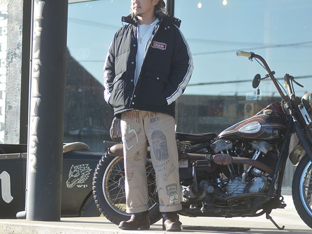 全3色【WEIRDO/ウィアード】2024AW「Racing Jacket”FLAME”/レーシング