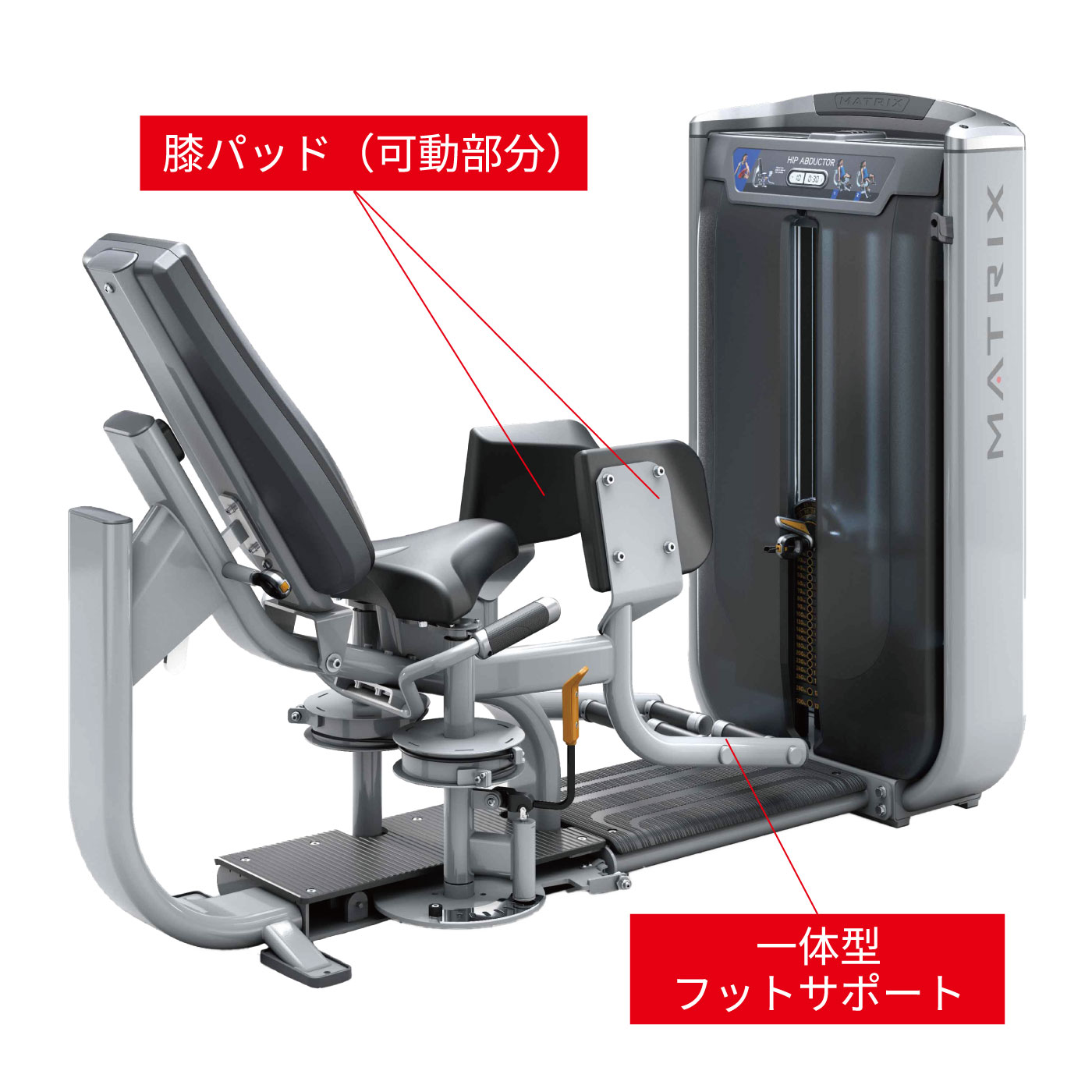 G7-S75-V2（ヒップアブダクター）〈アルトラV2シリーズ〉｜業務用