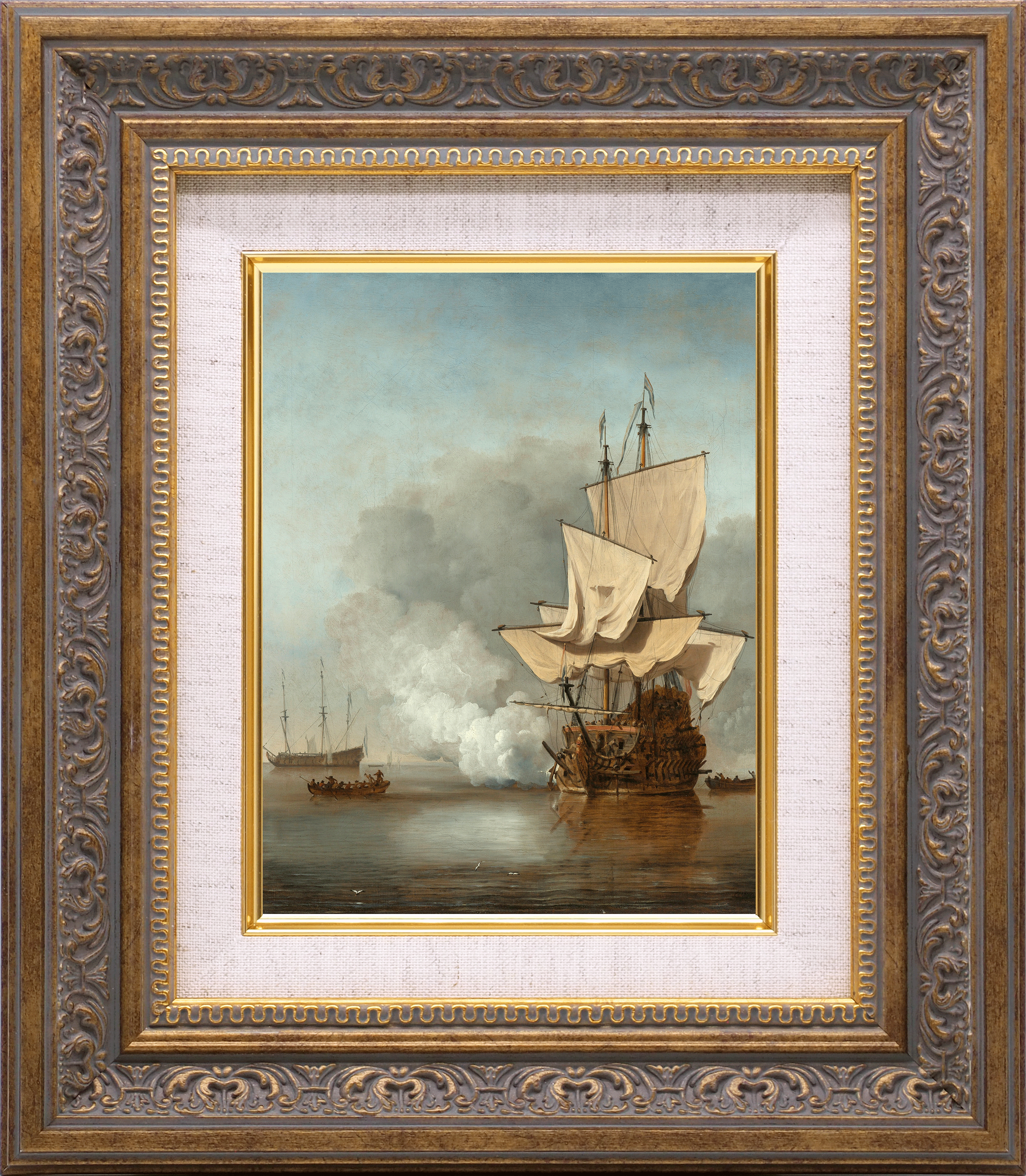 色紙額 4152N 普通色紙サイズ（272×242mm） 前面ガラス仕様 大額