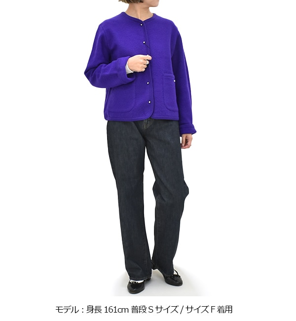 25AW】THE SHINZONE シンゾーン WOOL KNIT JACKET ウール ニット