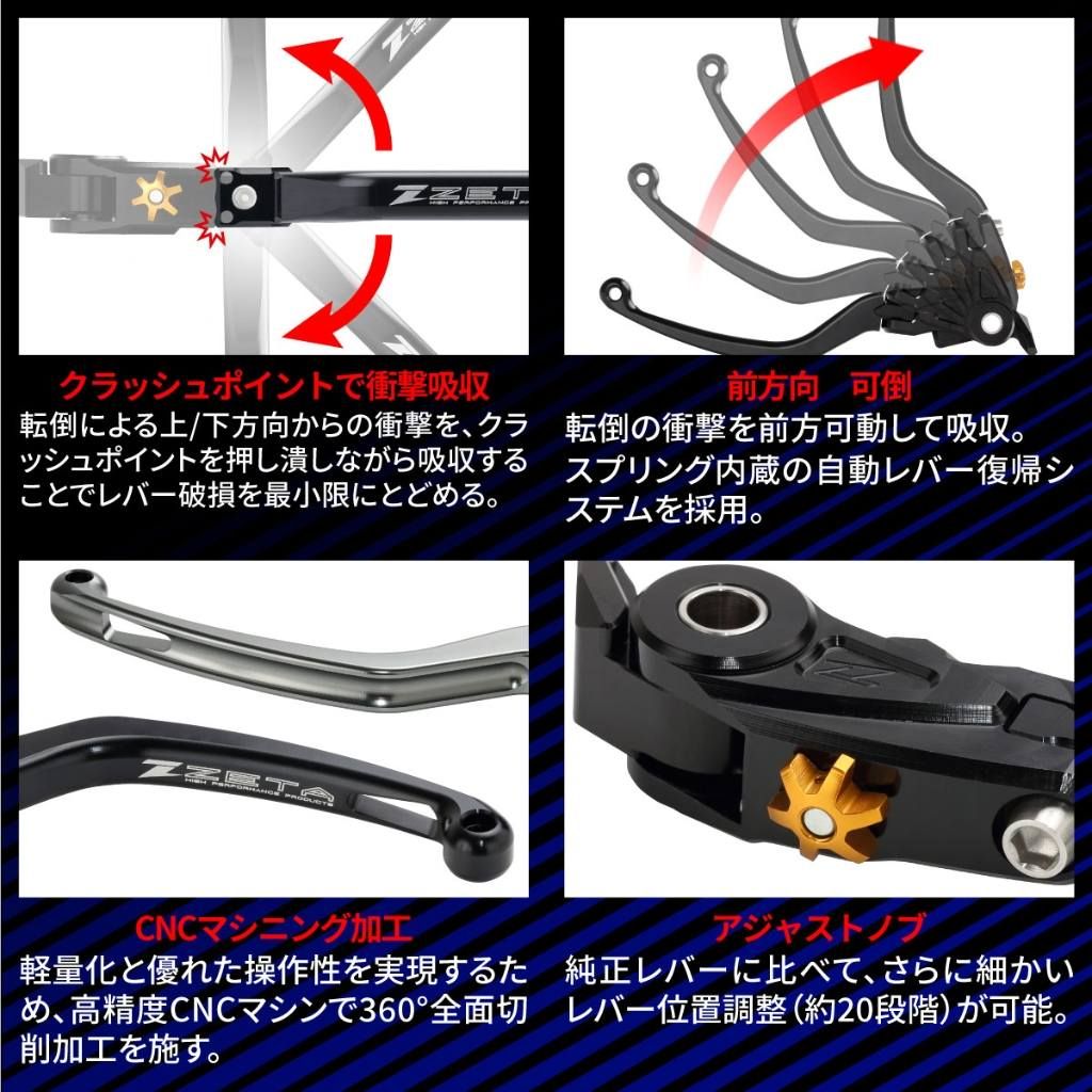 ZETA : Pilot lever set [F5614]