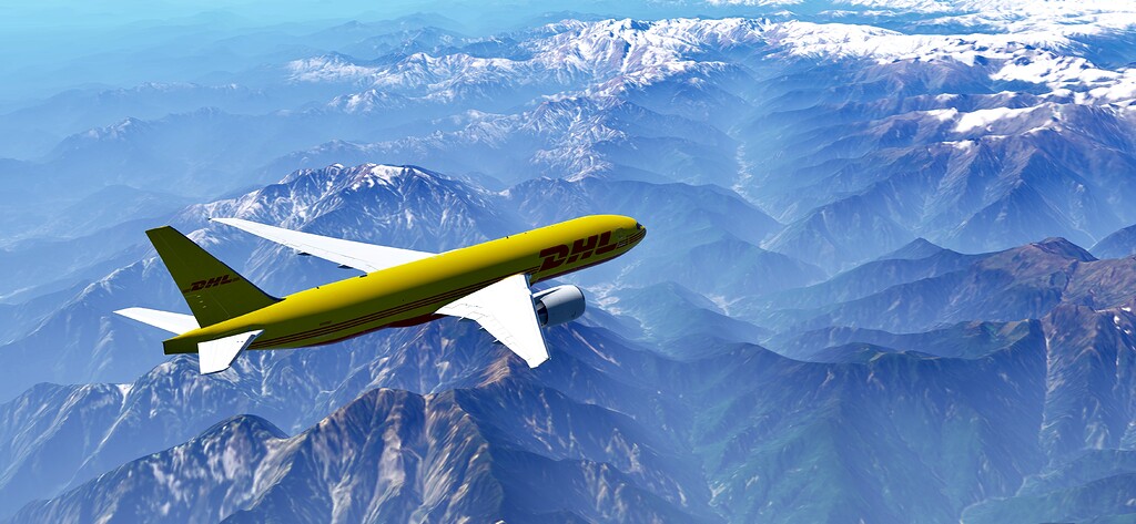 航空機・ヘリコプター PACMIN DHL SPECIAL LIVERY 1/144 777-200F