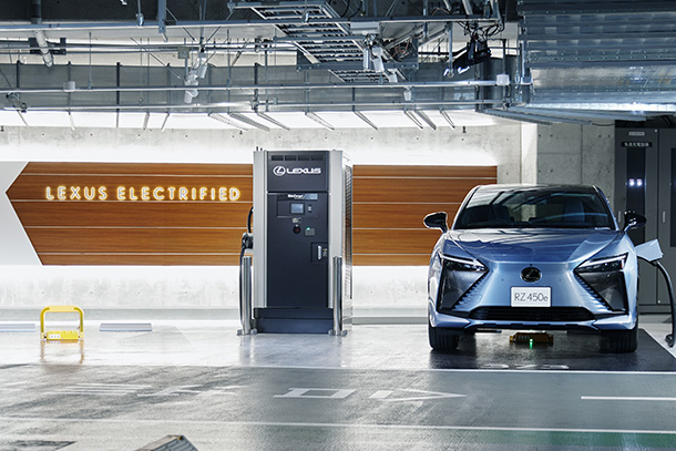 レクサス充電ステーション、すべてのバッテリーEVユーザーがご利用可能