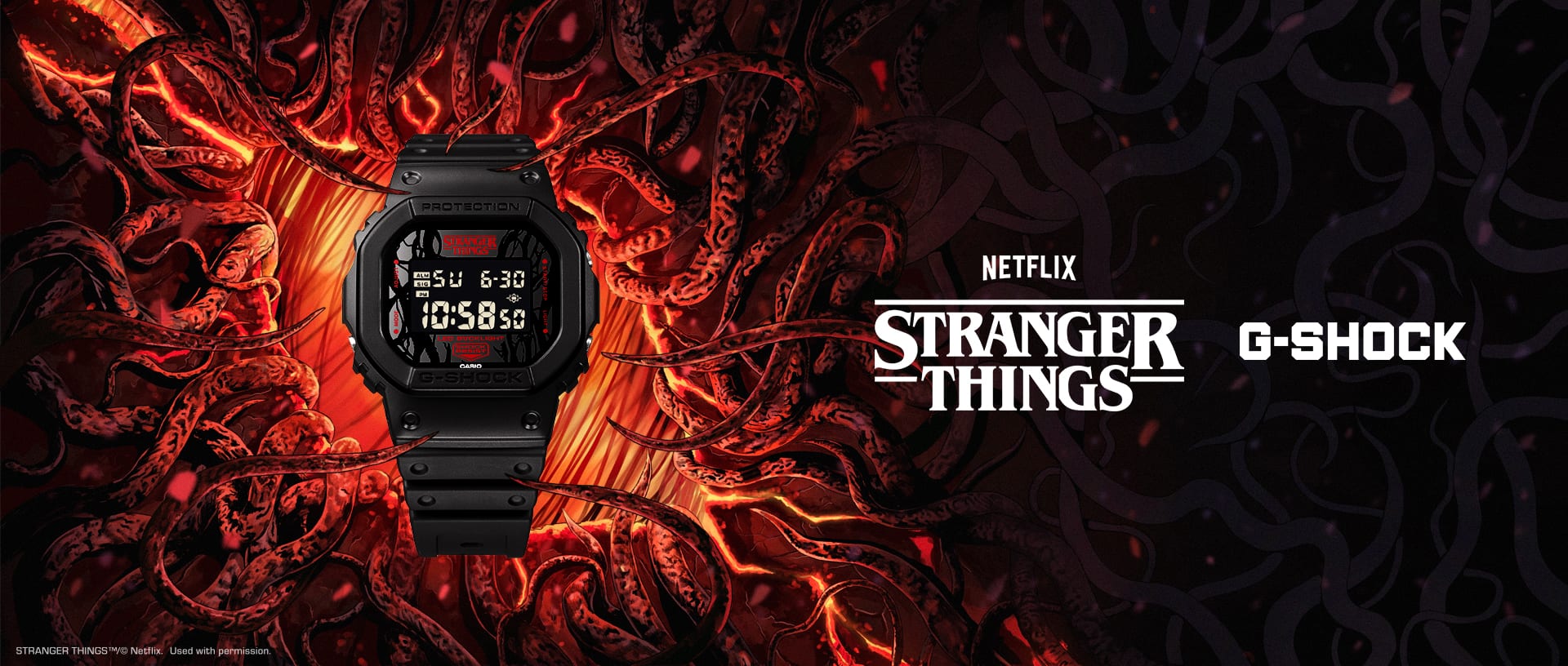 Stranger Things コラボレーションモデル | G-SHOCK 腕時計