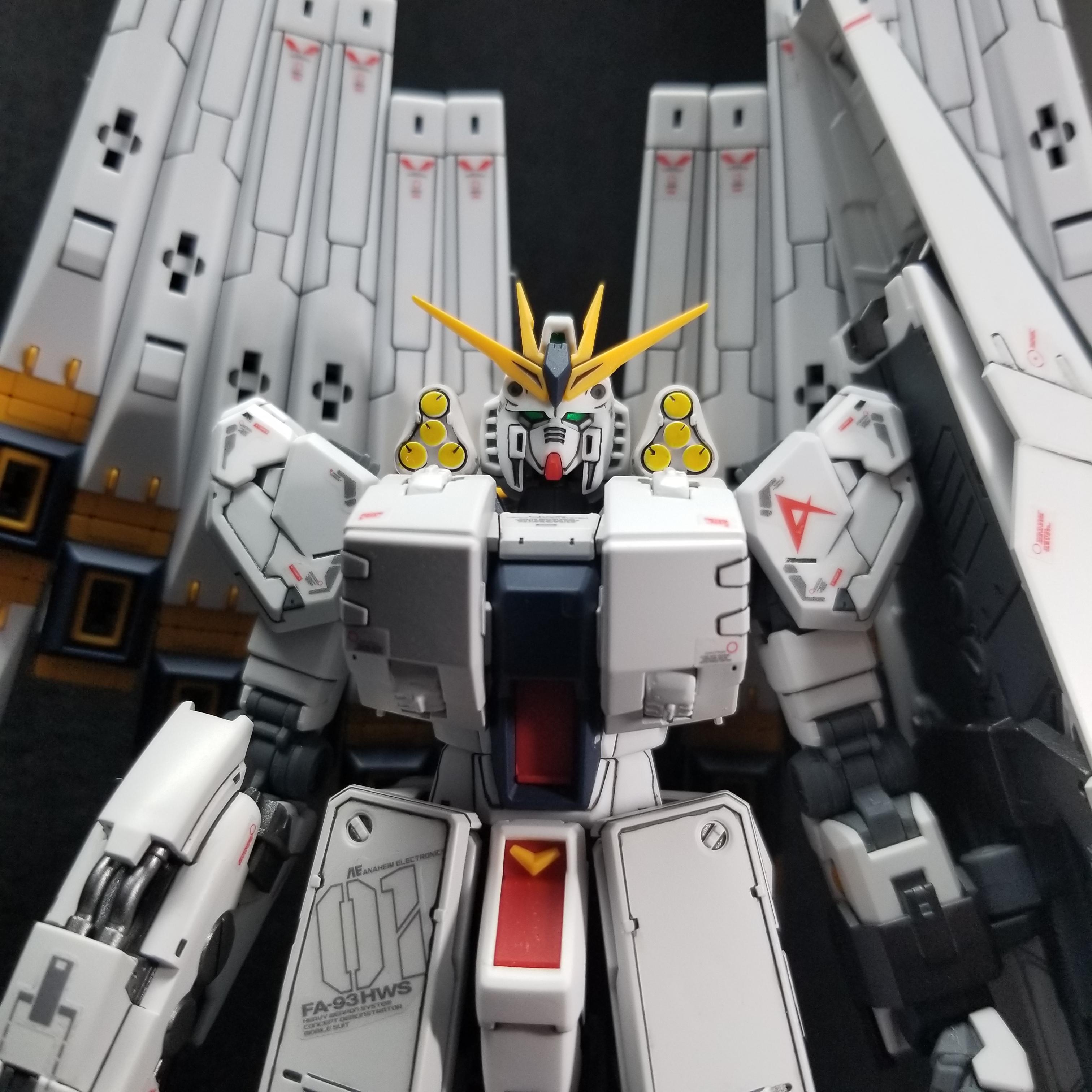 RG νガンダム HWS[ダブルフィンファンネル]｜_maunten_さんのガンプラ