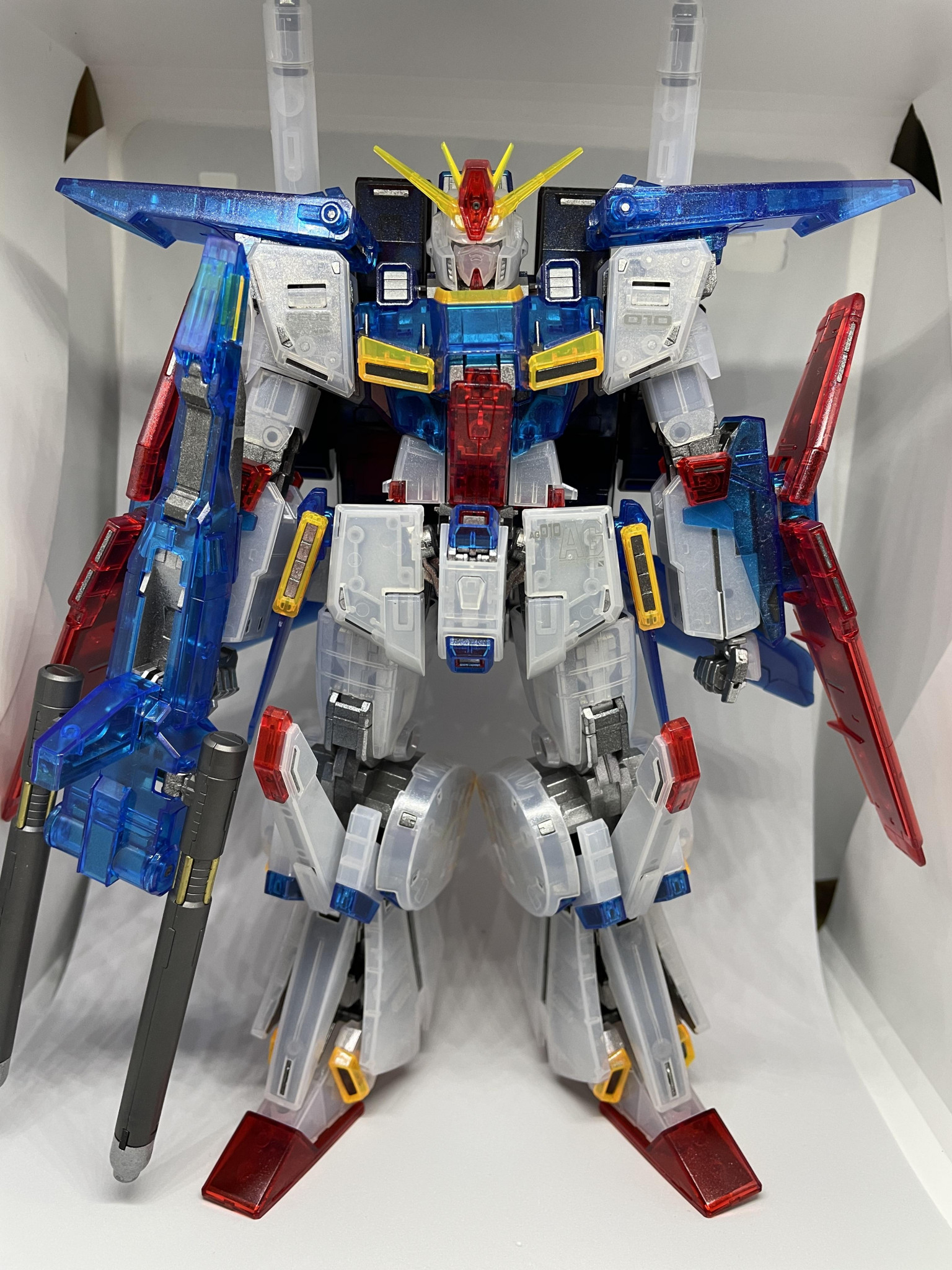 MG ZZガンダム Ver.KA クリアカラー｜カズテルさんのガンプラ作品