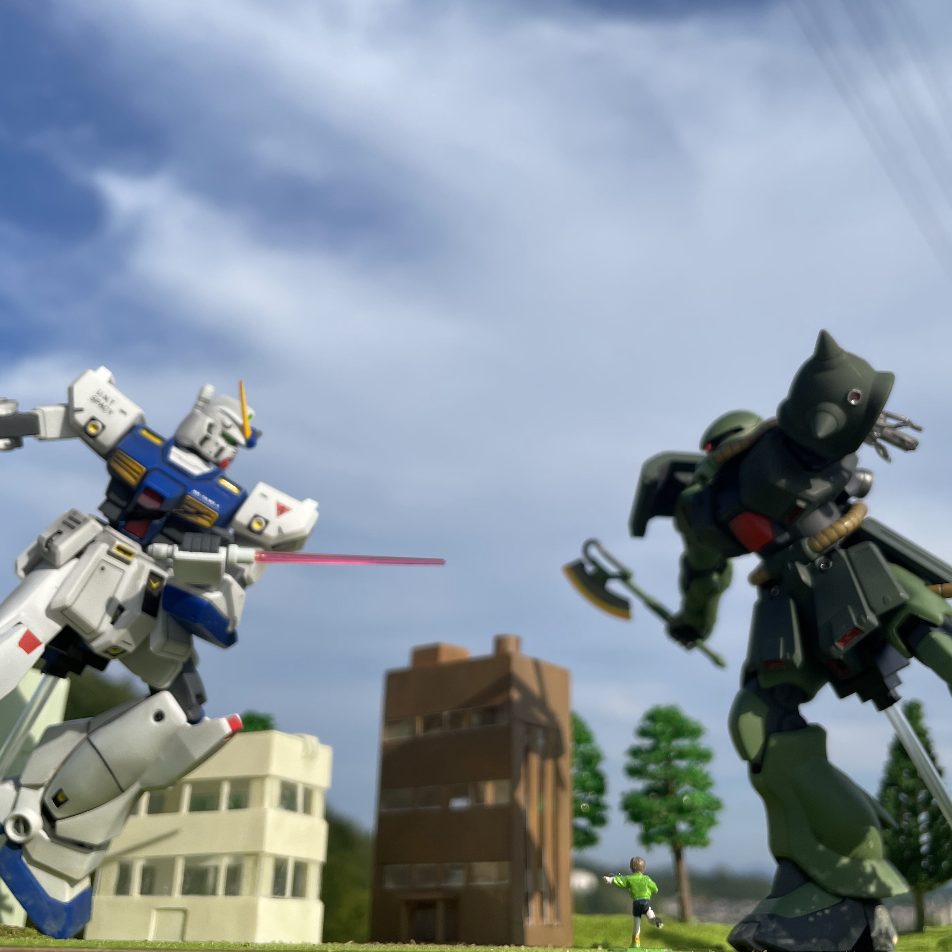 ポケットの中の戦争」ジオラマ｜awaさんのガンプラ作品｜GUNSTA