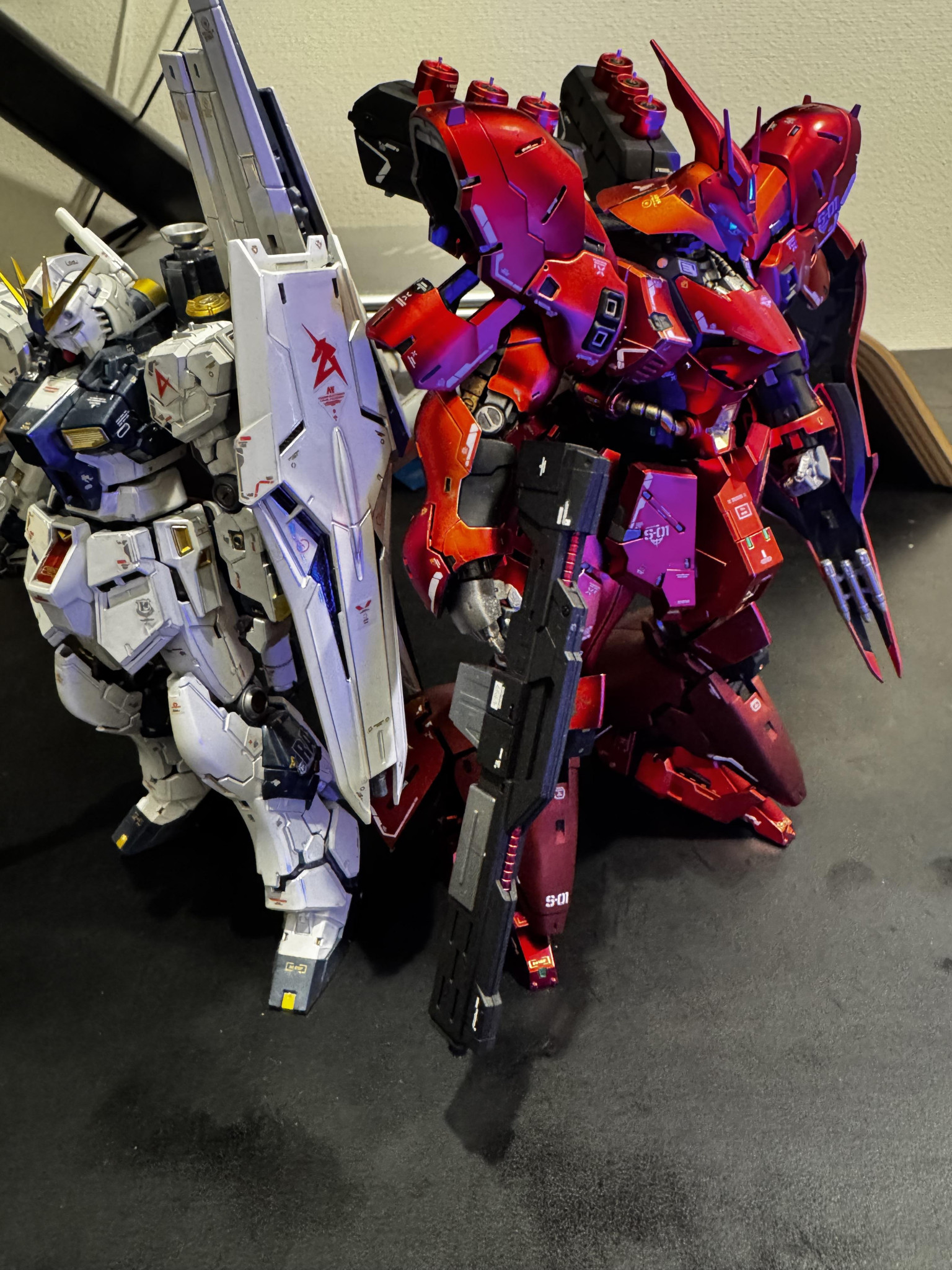 RGサザビー スペシャルコーティング艶消し仕上げ｜z700さんのガンプラ