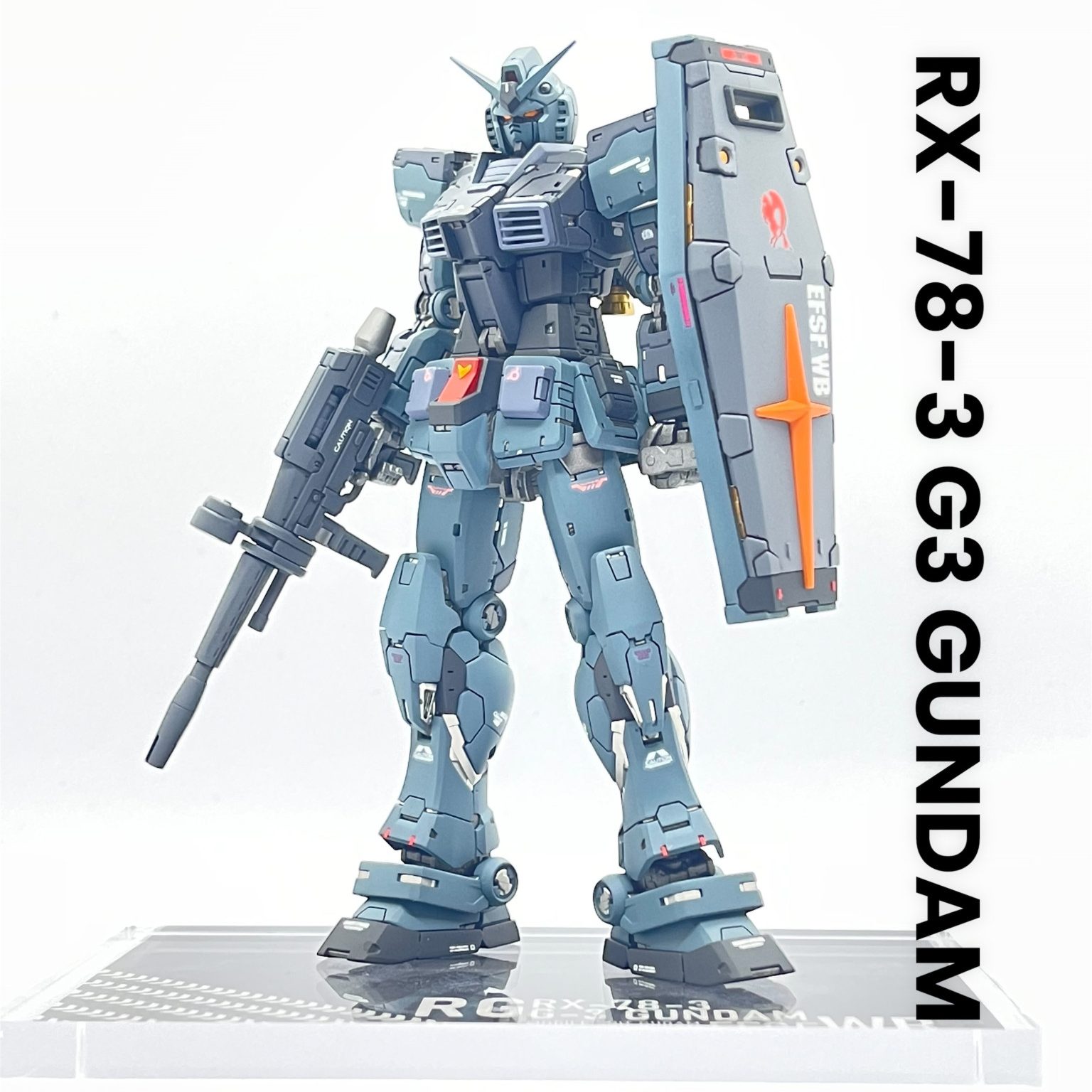 全塗装】RG 1/144 RX-78-3 G-3ガンダム Ver.2.0｜Yukipulaさんの