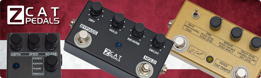 エフェクター】北欧のハンドメイドペダル工房 「ZCAT Pedals」が日本に
