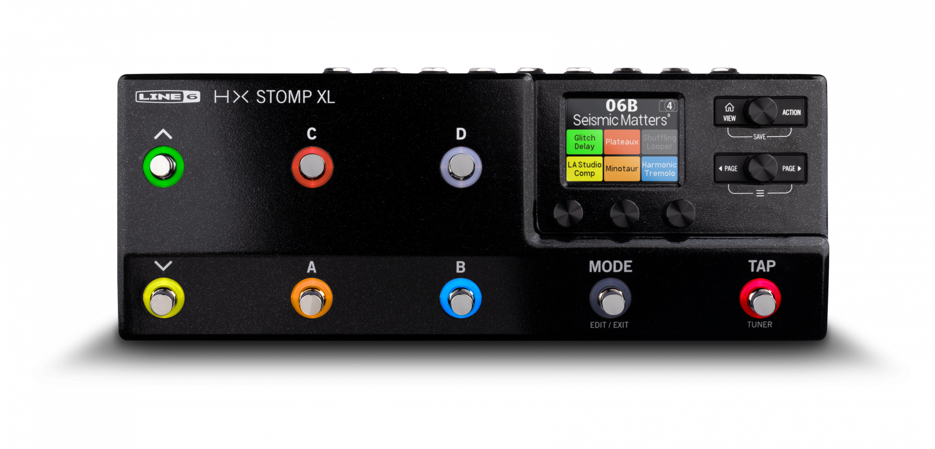 ギタープロセッサー】Line6 HX Stomp XL｜フットスイッチ5基追加など