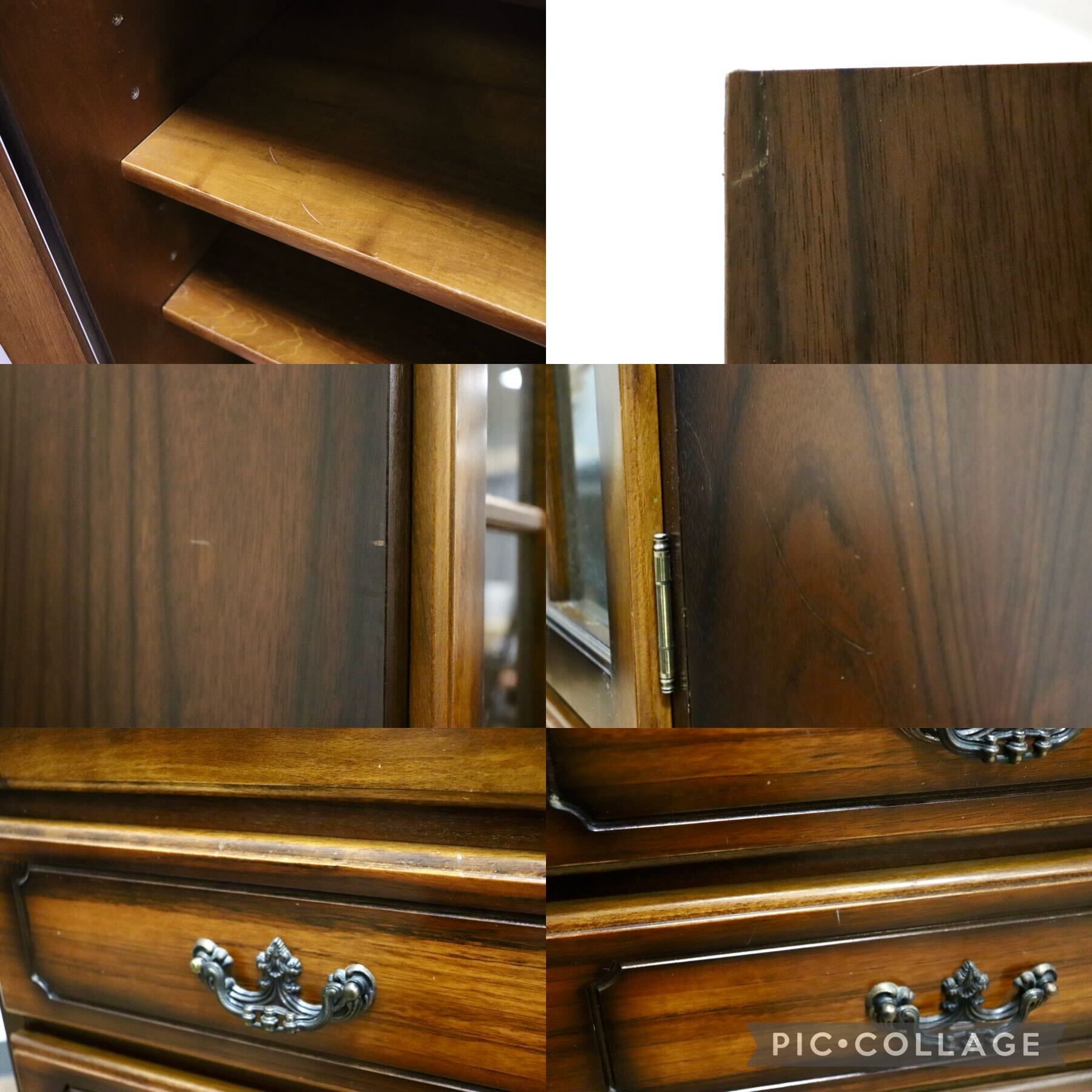 GMHS50○karimoku / カリモク コロニアル 本棚 本箱 書棚 飾り棚