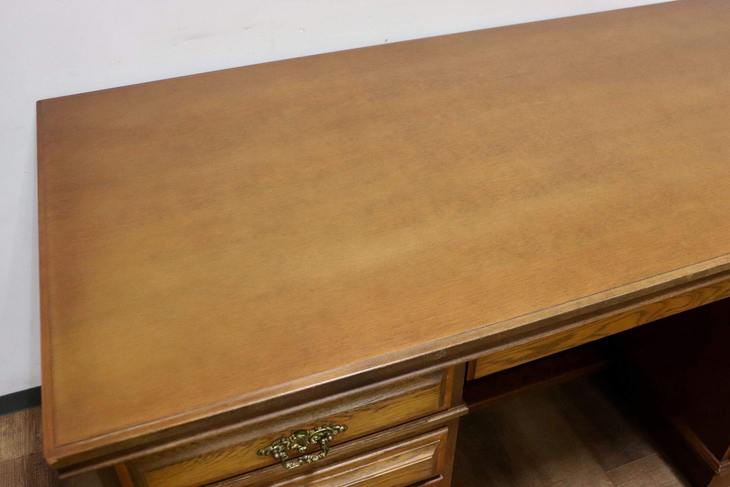 GMHH310○karimoku / カリモク コロニアル 両袖机 学習机 書斎机