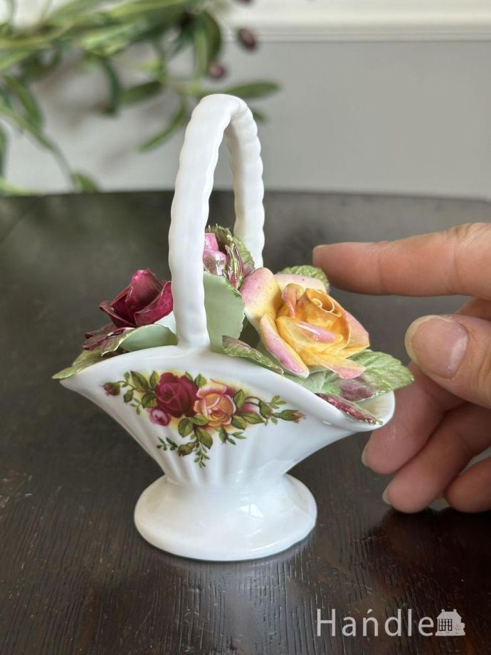 イギリスから届いたロイヤルアルバート、オールドカントリーローズの陶